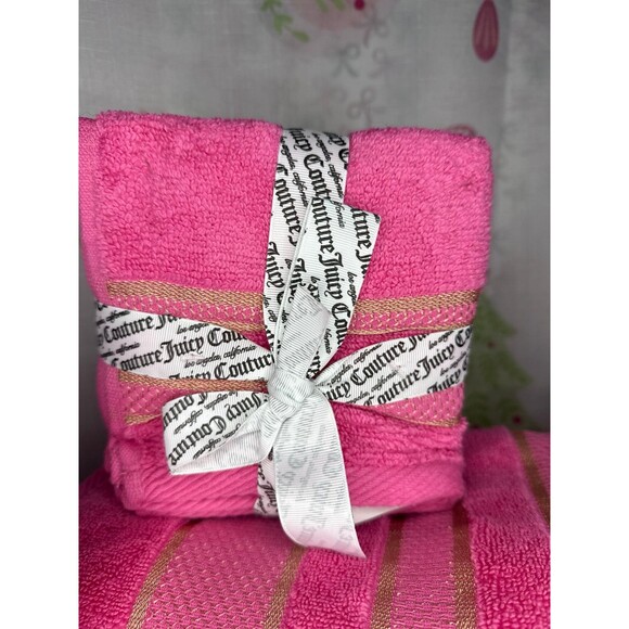 Juicy Couture Bath Towel Set-8 towels - Picture 2 of 5